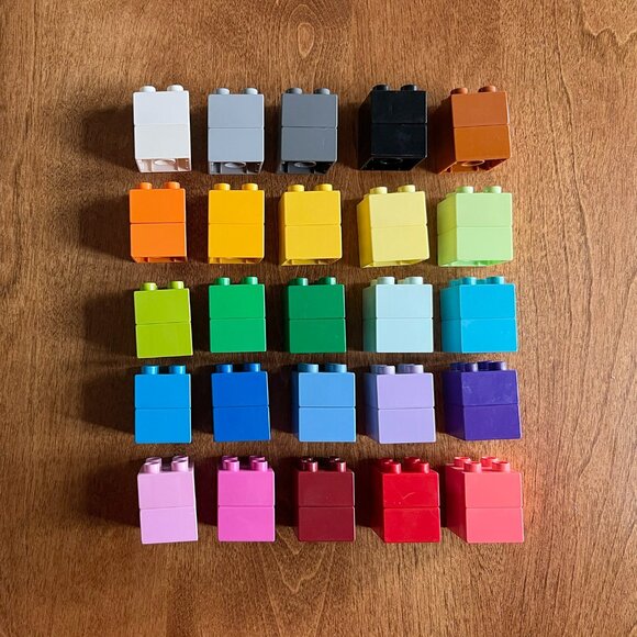 Lego Other - Duplo color sampler 50 pieces